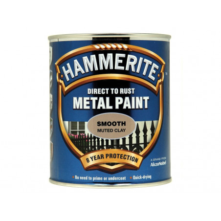 Direct to Rust Smooth Finish Metal Paint Muted Clay 750ml