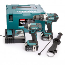 Makita DLX2145TJ LXT 18V Combi Drill & Impact Driver Twin Pack (2 × 5.0Ah Batteries)