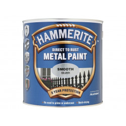 Direct to Rust Smooth Finish Metal Paint Silver 2.5 Litre