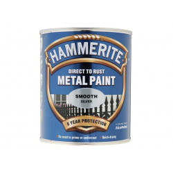 Direct to Rust Smooth Finish Metal Paint Silver 250ml