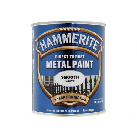 Direct to Rust Smooth Finish Metal Paint White 750ml