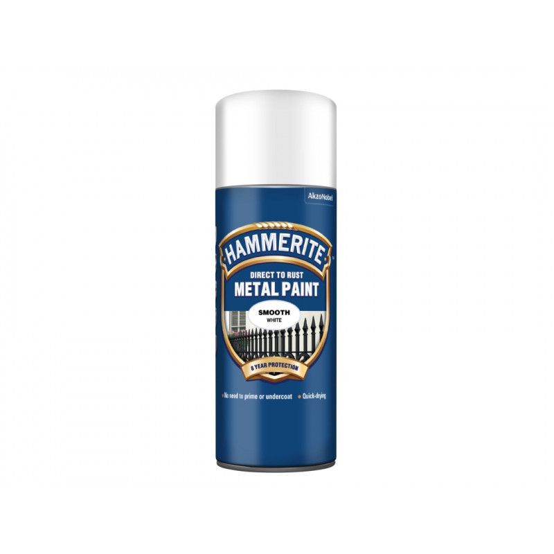 Direct to Rust Smooth Finish Aerosol White 400ml