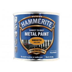 Direct to Rust Smooth Finish Metal Paint Yellow 250ml