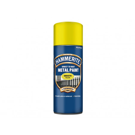 Direct to Rust Smooth Finish Aerosol Yellow 400ml