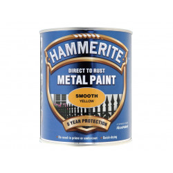 Direct to Rust Smooth Finish Metal Paint Yellow 750ml