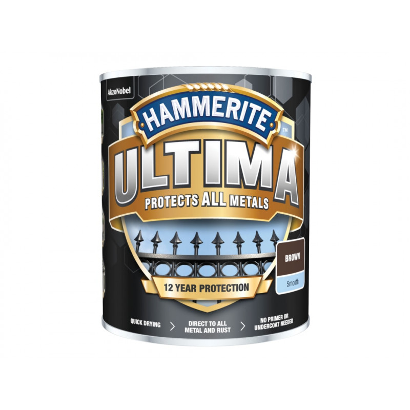 Ultima Metal Paint Smooth Brown 750ml Ultima Metal Paint Smooth Brown 750ml