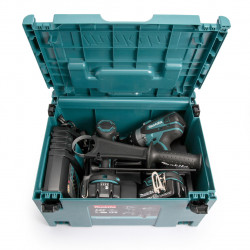Makita DLX2145TJ LXT 18V Combi Drill & Impact Driver Twin Pack (2 × 5.0Ah Batteries)