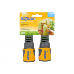 2050 Hose End Connector Plus for Ø12.5-15mm (1/2-5/8in) Hose (Twin Pack)