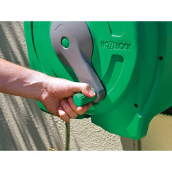 2496 Wall Mounted 40m Fast Reel + 40m of 12.5mm Hose