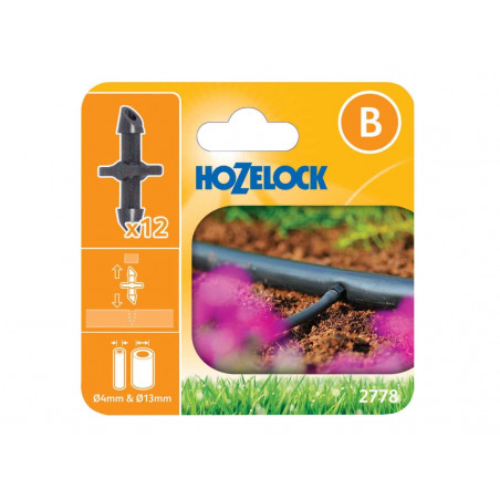 2778 Straight Connector 4mm (Pack 12)