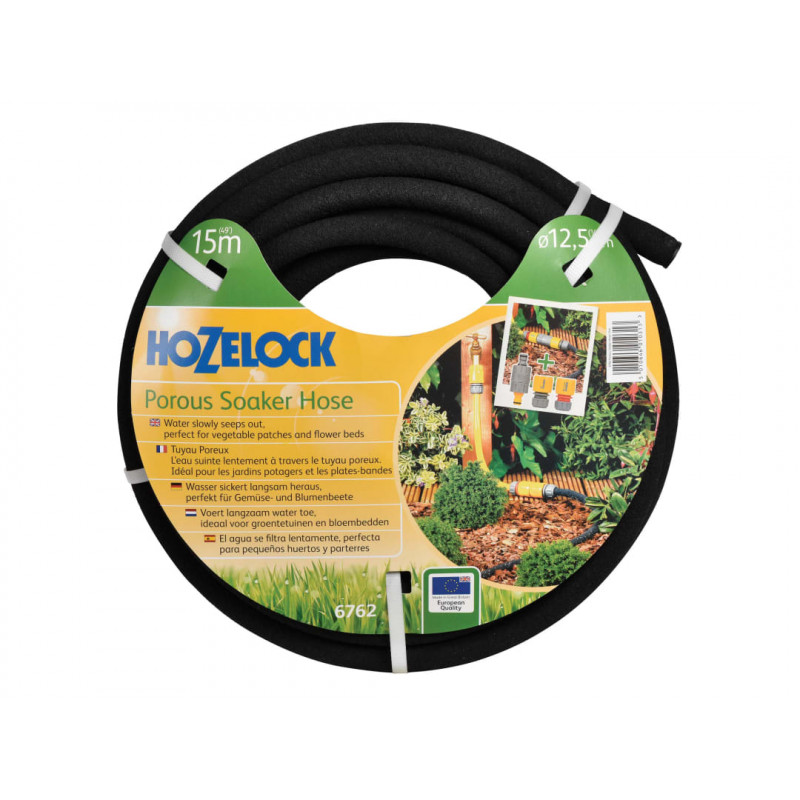 6762 Porous Soaker Hose 15m 12.5mm (1/2in) Diameter 6762 Porous Soaker Hose 15m 12.5mm (1/2in) Diameter