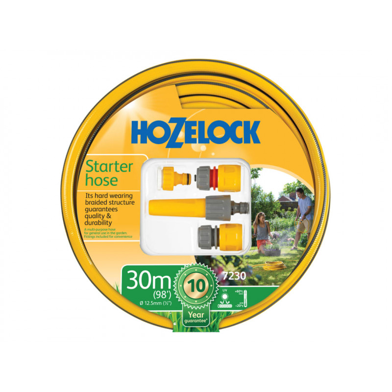 7230P Starter Hose Starter Set 30m 12.5mm (1/2in) Diameter 7230P Starter Hose Starter Set 30m 12.5mm (1/2in) Diameter