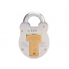 220 Old English Padlock with Steel Case 38mm