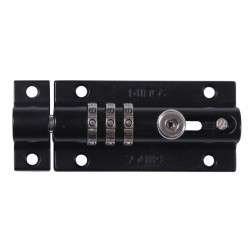 CombiBolt 3 Re-Codable Locking Bolt Black 92mm