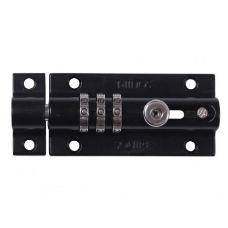 CombiBolt 3 Re-Codable Locking Bolt Black 92mm