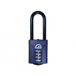 CP50/2.5 Combination Padlock 4-Wheel 50mm Extra Long Shackle 63.5mm Boxed