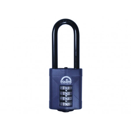 CP50/2.5 Combination Padlock 4-Wheel 50mm Extra Long Shackle 63.5mm Boxed