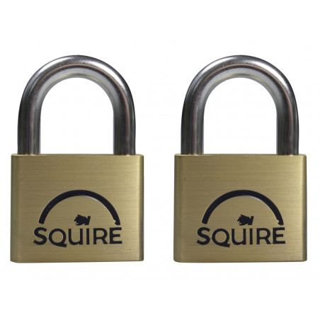 LN4T Lion Brass Padlocks 5-Pin 40mm Twin Pack (2 x LN4KA)