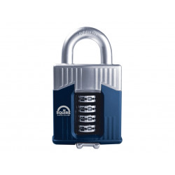 Warrior High-Security Open Shackle Combination Padlock 55mm