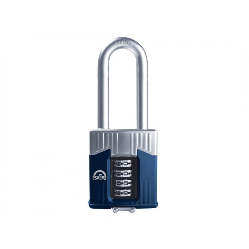 Warrior High-Security Long Shackle Combination Padlock 55mm Warrior High-Security Long Shackle Combination Padlock 55mm
