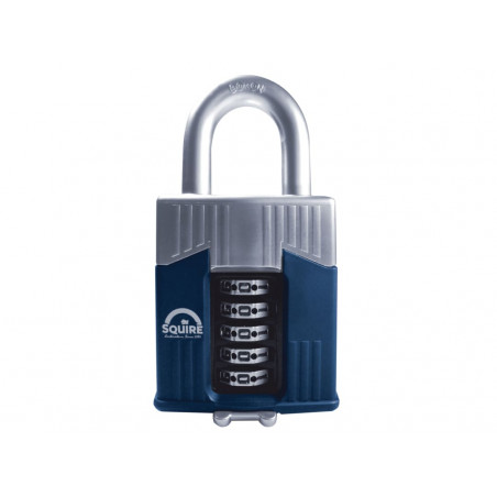 Warrior High-Security Open Shackle Combination Padlock 65mm