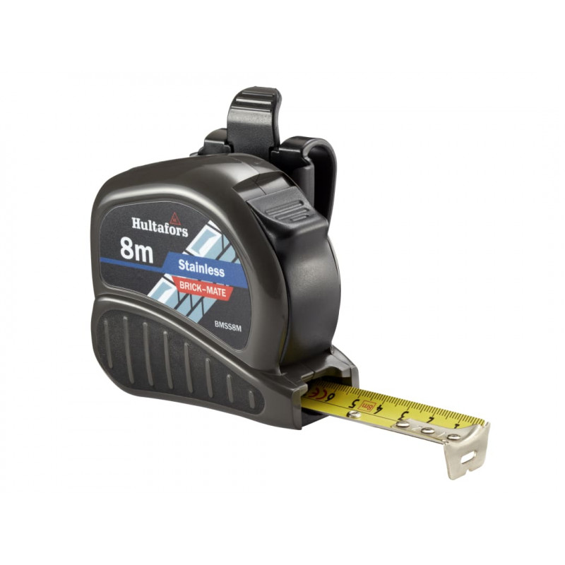 BMSS8M Brick-Mate Stainless Steel Pocket Tape 8m (Metric only) BMSS8M Brick-Mate Stainless Steel Pocket Tape 8m (Metric only)