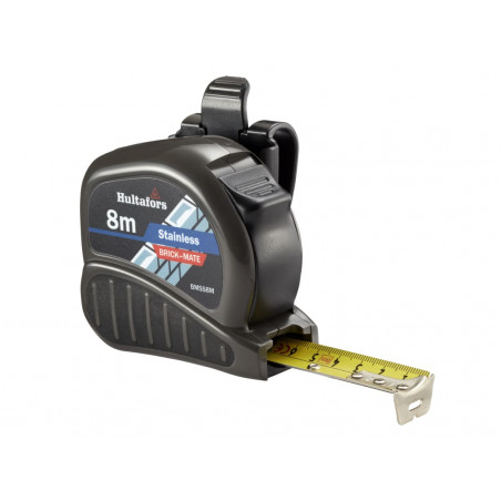 BMSS8M Brick-Mate Stainless Steel Pocket Tape 8m (Metric only)