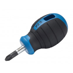 Stubby Pozidriv Screwdriver PZ2 x 25mm