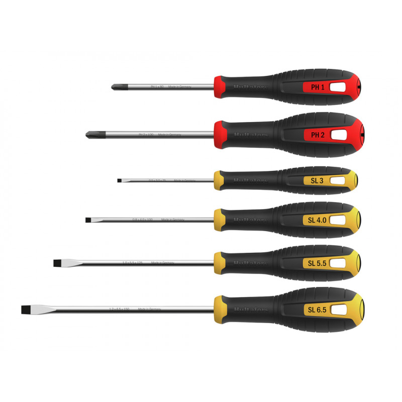 Phillips & Slotted Screwdriver Set, 6 Piece Phillips & Slotted Screwdriver Set, 6 Piece