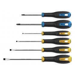 Pozidriv & Slotted Screwdriver Set, 6 Piece