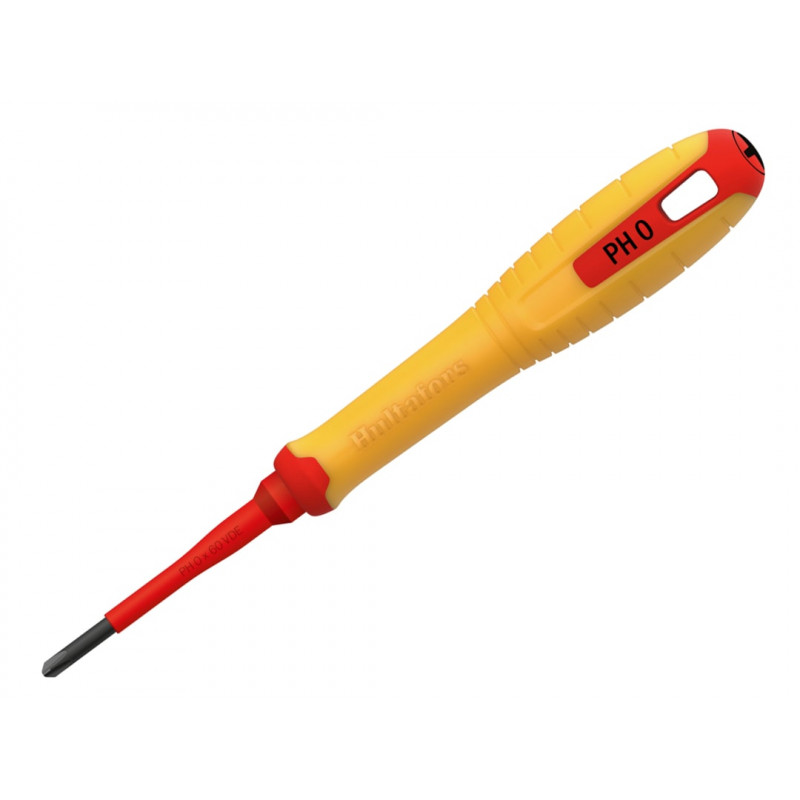 VDE Phillips Screwdriver PH0 x 60mm VDE Phillips Screwdriver PH0 x 60mm