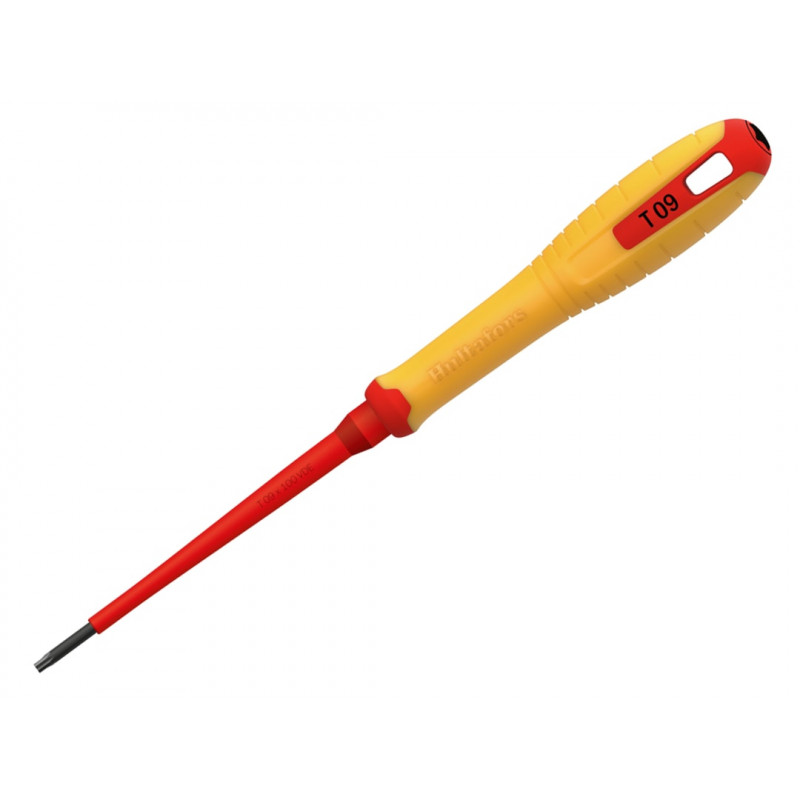 VDE TORX® Screwdriver T09 x 100mm VDE TORX® Screwdriver T09 x 100mm