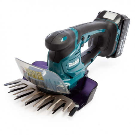 Makita DUM604 LXT 18V Grass Shear with Hedge Trimming Kit 160mm (1 × 5.0Ah Battery)