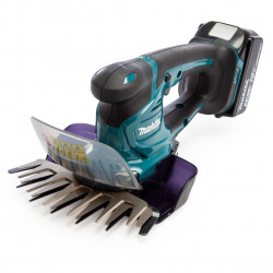 Makita DUM604 LXT 18V Grass Shear with Hedge Trimming Kit 160mm (1 × 5.0Ah Battery)