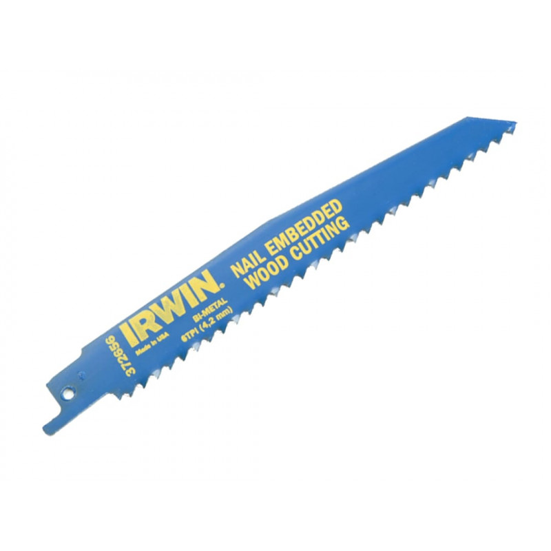 956R Sabre Saw Blade Nail Embedded Wood Cutting 225mm Pack of 5 956R Sabre Saw Blade Nail Embedded Wood Cutting 225mm Pack of 5