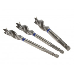 Blue Groove Wood Power Bit Set, 3 Piece