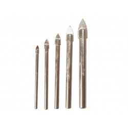 Glass & Tile Drill Bit Set of 5