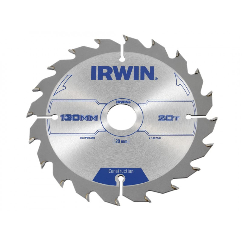 Construction Circular Saw Blade 130 x 20mm x 20T ATB