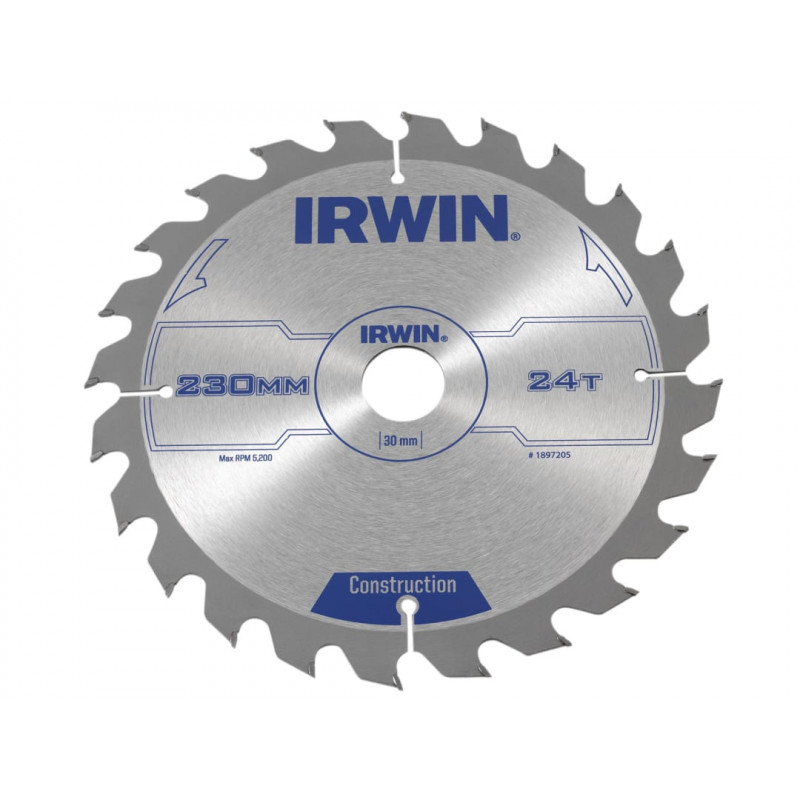 Construction Circular Saw Blade 230 x 30mm x 24T ATB