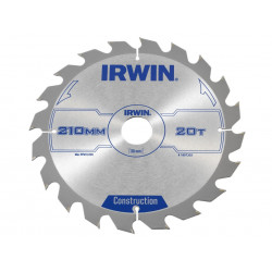 Construction Circular Saw Blade 210 x 30mm x 20T ATB