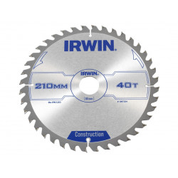 Construction Circular Saw Blade 210 x 30mm x 40T ATB