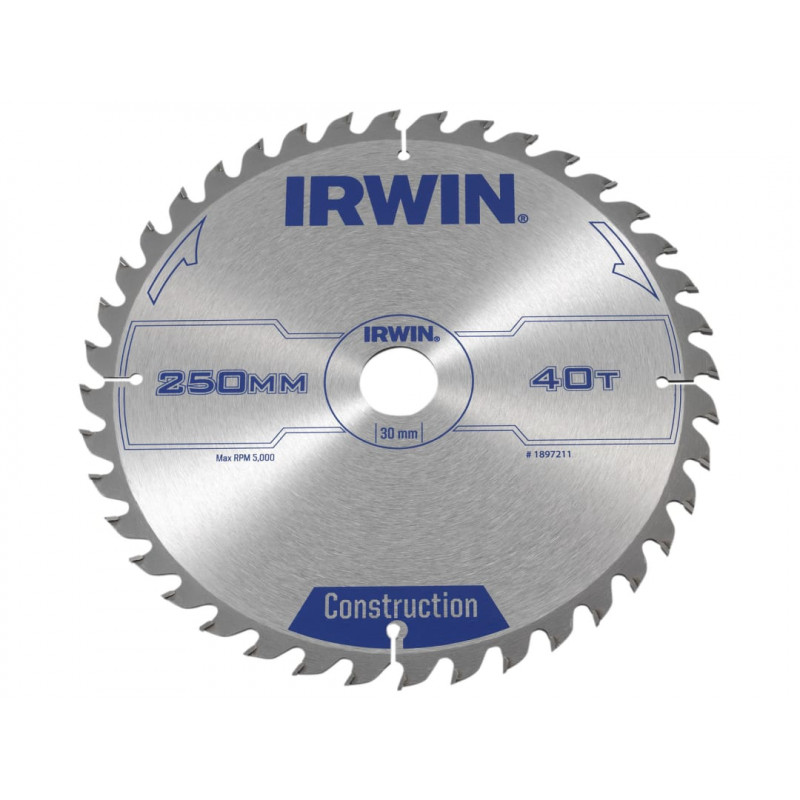 General Purpose Table & Mitre Saw Blade 250 x 30mm x 40T ATB General Purpose Table & Mitre Saw Blade 250 x 30mm x 40T ATB