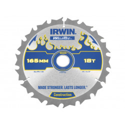 Weldtec Cordless Circular Saw Blades 165 x 20mm x 18T ATB