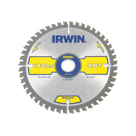 Multi Material Circular Saw Blade 160 x 20mm x 48T TCG