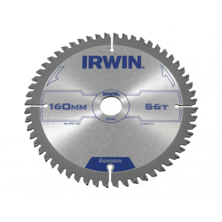 Professional Aluminium Circular Saw Blade 160 x 20mm x 56T TCG