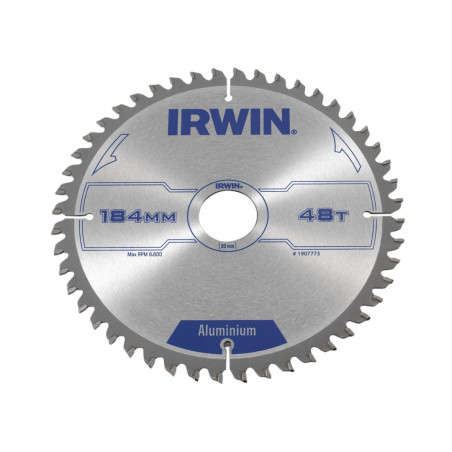 Professional Aluminium Circular Saw Blade 184 x 30mm x 48T TCG