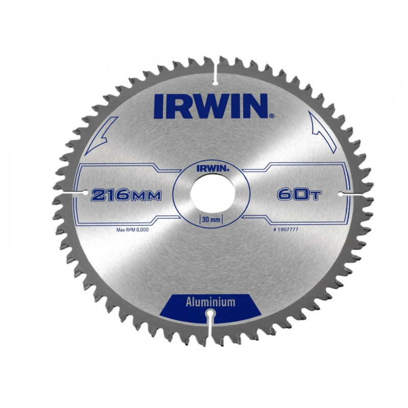 Professional Aluminium Circular Saw Blade 216 x 30mm x 60T TCG Professional Aluminium Circular Saw Blade 216 x 30mm x 60T TCG