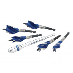 Blue Groove 6X Stubby Wood Bit Set, 5 Piece