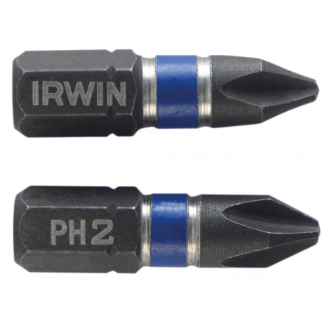Impact Screwdriver Bits Phillips PH2 25mm (Pack 20)