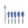 Blue Groove 6X Stubby Wood Bit Set, 5 Piece